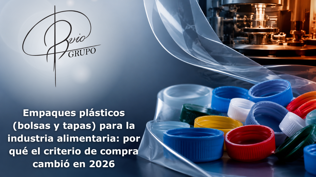 Empaques plásticos (bolsas y tapas) para la industria alimentaria: por qué el criterio de compra cambió en 2026